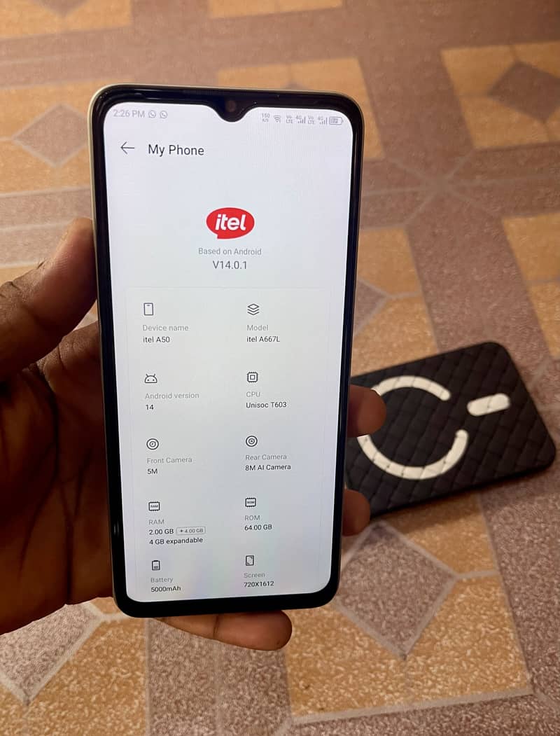 Itel A50 10/10 Condition 3