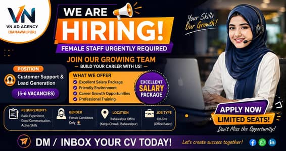 Females customer representative
