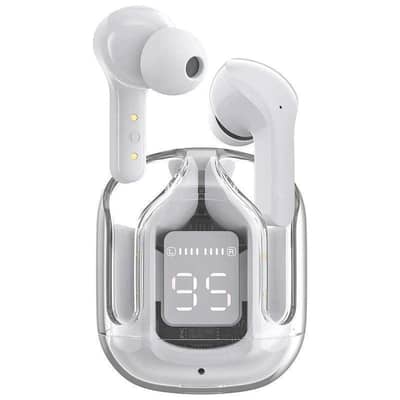 Black Noise Cancelling Earbuds Air34 with Fast Charge