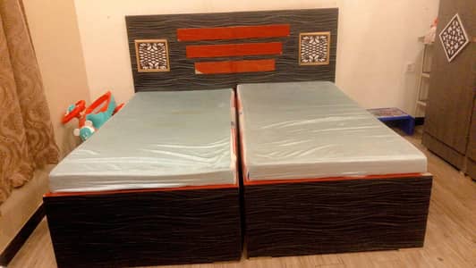2 Single Bed with Matress
