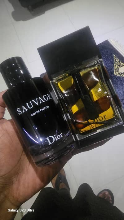 original Dior homme and suavage edp