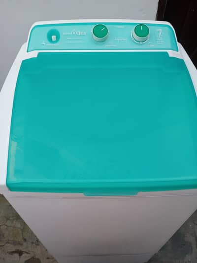 super asia washing machine in new condition