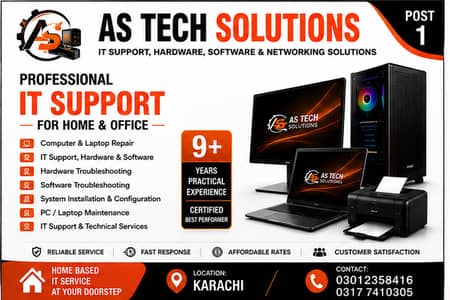 computer's laptops repair hardware software Installation & networking