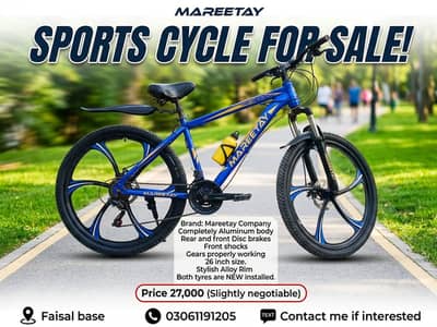 Sports cycle for sale, best for Exercise