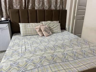 King size bed with mattress