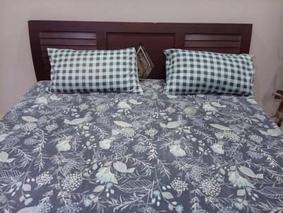 Double Bed for Sale with Mattress – Price: (Negotiable)