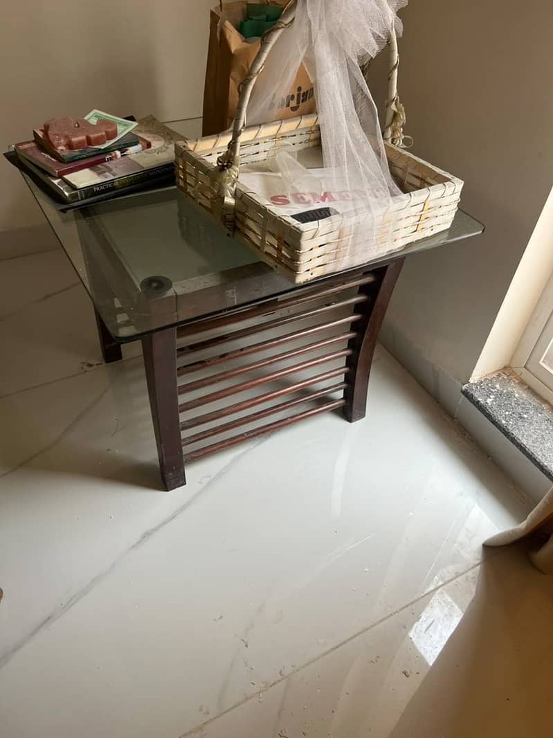 Centre table with two side tables 1