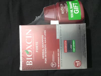 Bioxcin Forte Herbal Shampoo 300ml (Sealed) + 100ml Gift Bottle