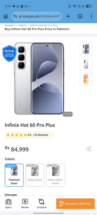 Infinix hot 60 pro plus