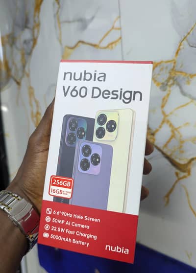 Zte nubia V60 Design 7th months warranty hai 10/9.5 condition mein hai