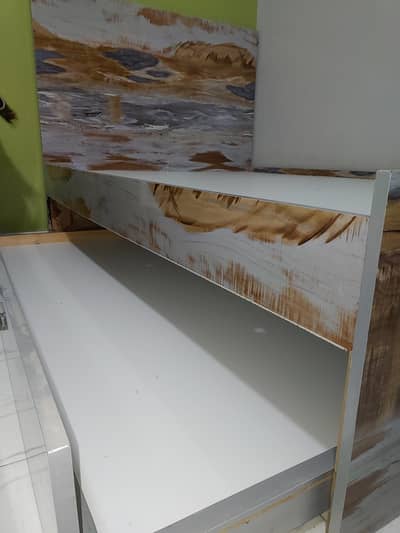 bed with slide bed inside