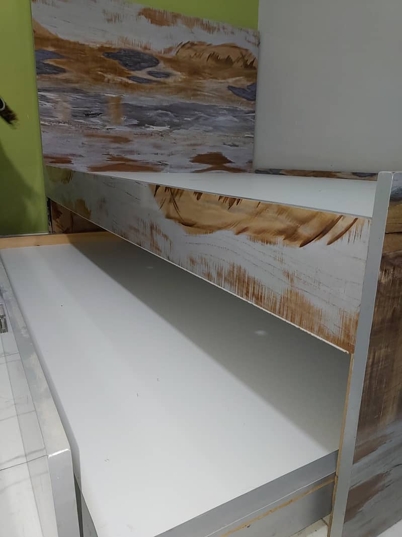 bed with slide bed inside 0