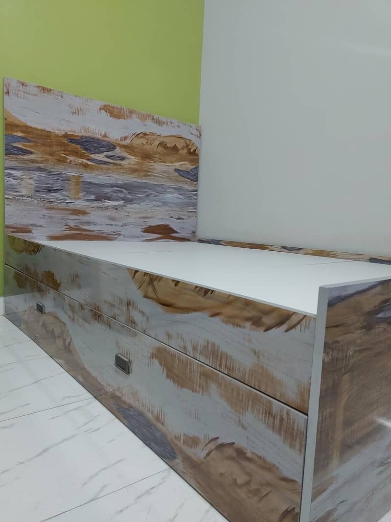 bed with slide bed inside 2