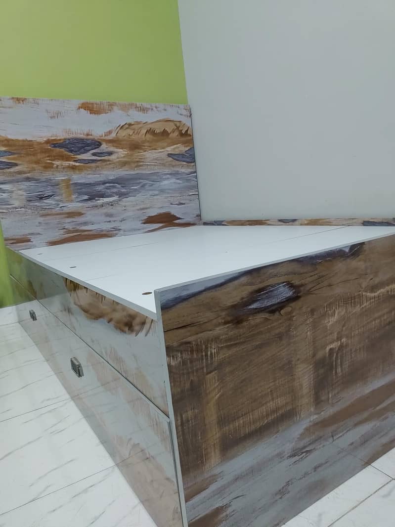 bed with slide bed inside 4