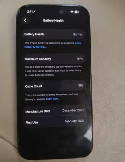 Apple iPhone 15 Pro Jv | Black Titanium | 256 GB