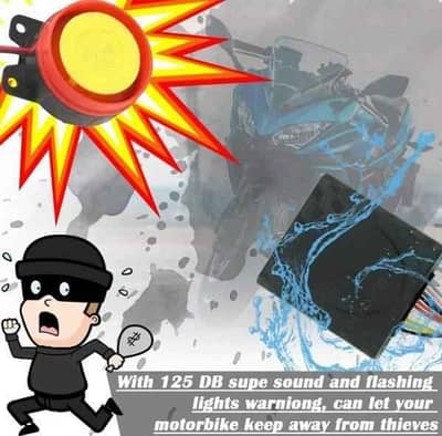 Premium Anti-Theft Security Kit for Motorcycles