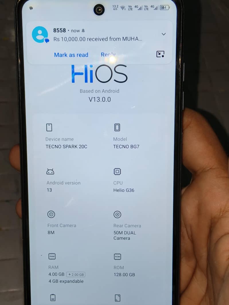 Tecno Spark 20C 6