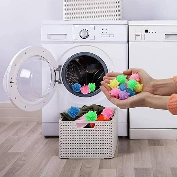10Pcs) Magic Laundry Balls Household Washing Machine Decontamination Colorful Ball Clothes