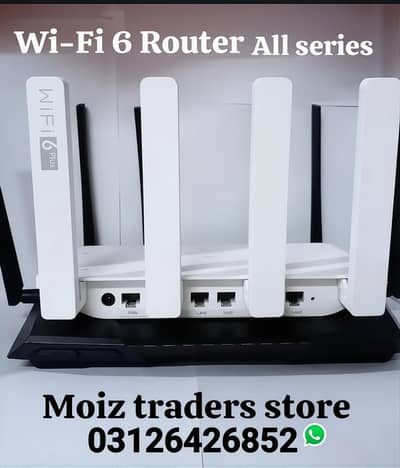 Huawei Fiber tplink tenda WiFi 6 Router All series avail