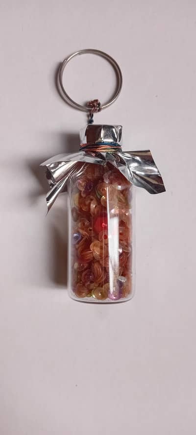 Handmade Stylish Mini Bottle Keychain – New