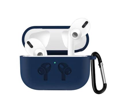 Navy Blue 360 Shockproof Silicone Airpod Case delivery available