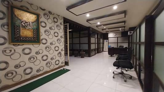 Commercial Floor for Rent in DHA Phase 1 Executive Office Setup with Partition
