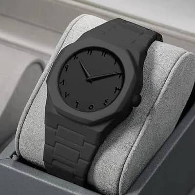 black plus branded  watch