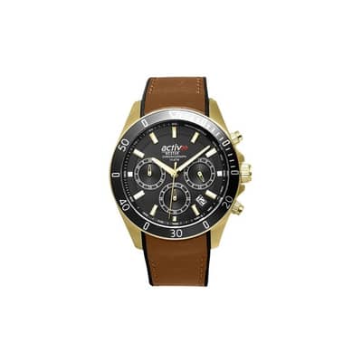 Westar Activ Chronograph leather strap