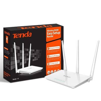 Tenda F3 Just Box Open 10 months Full warranty Hoti hai iski.