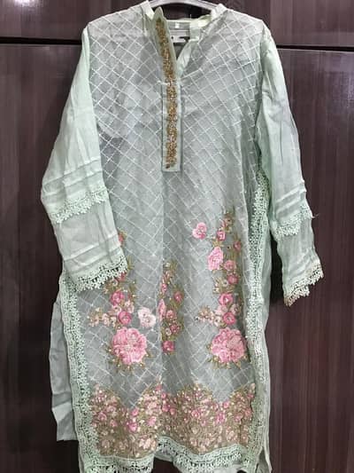 Embroidered 2-piece suit for fancy wear