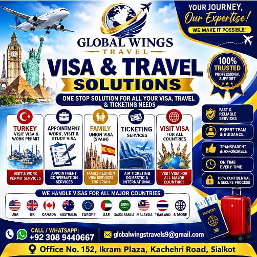 Work Visa | Visit Visa | Study Visa Consultancy 0