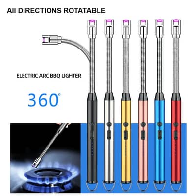 Rechargeable Gas Lighter | Electric Arc Lighter | Kitchen Accessories