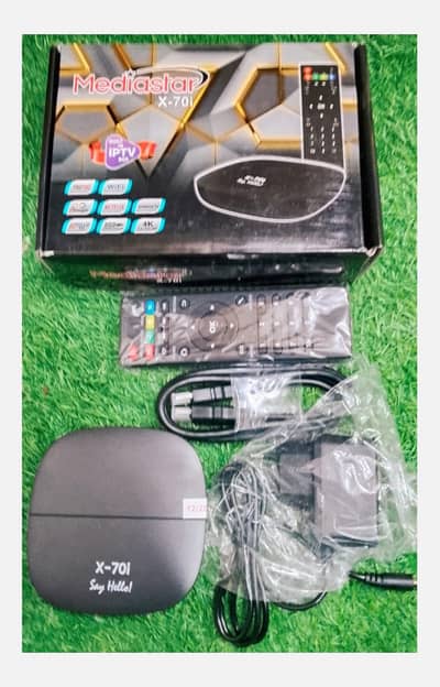Media Star X70i Android TV Box 4GB/64GB | 1 Year Free IPTV Channels