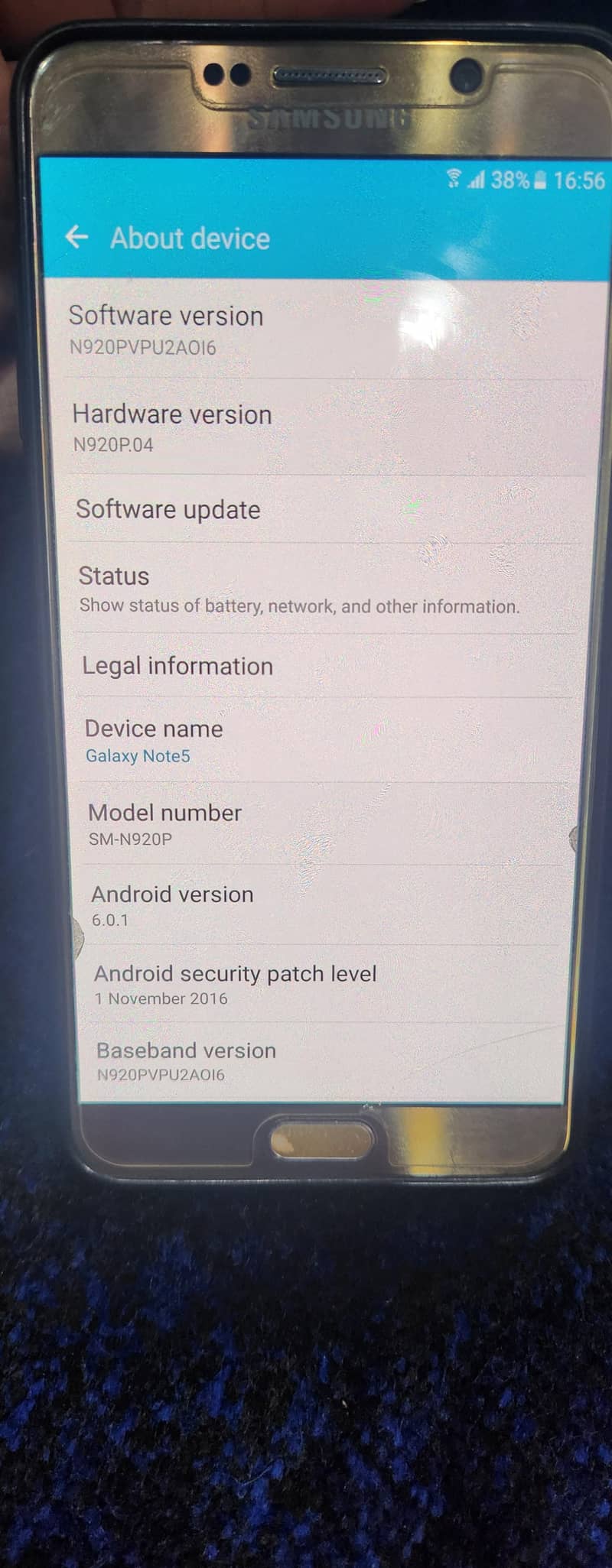 Samsung Mobile Note 5 4