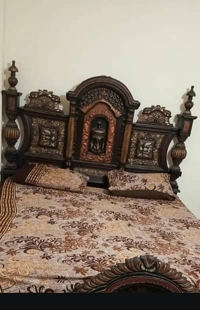 Chinyoti Double Bed without matters