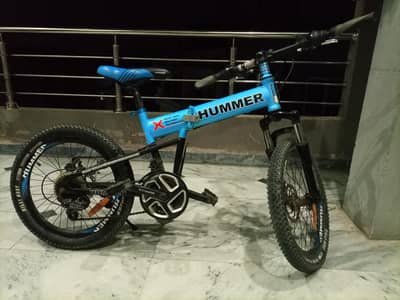 Hummer Imported Folding Mountain Bike 26 Inch – Excellent Condition