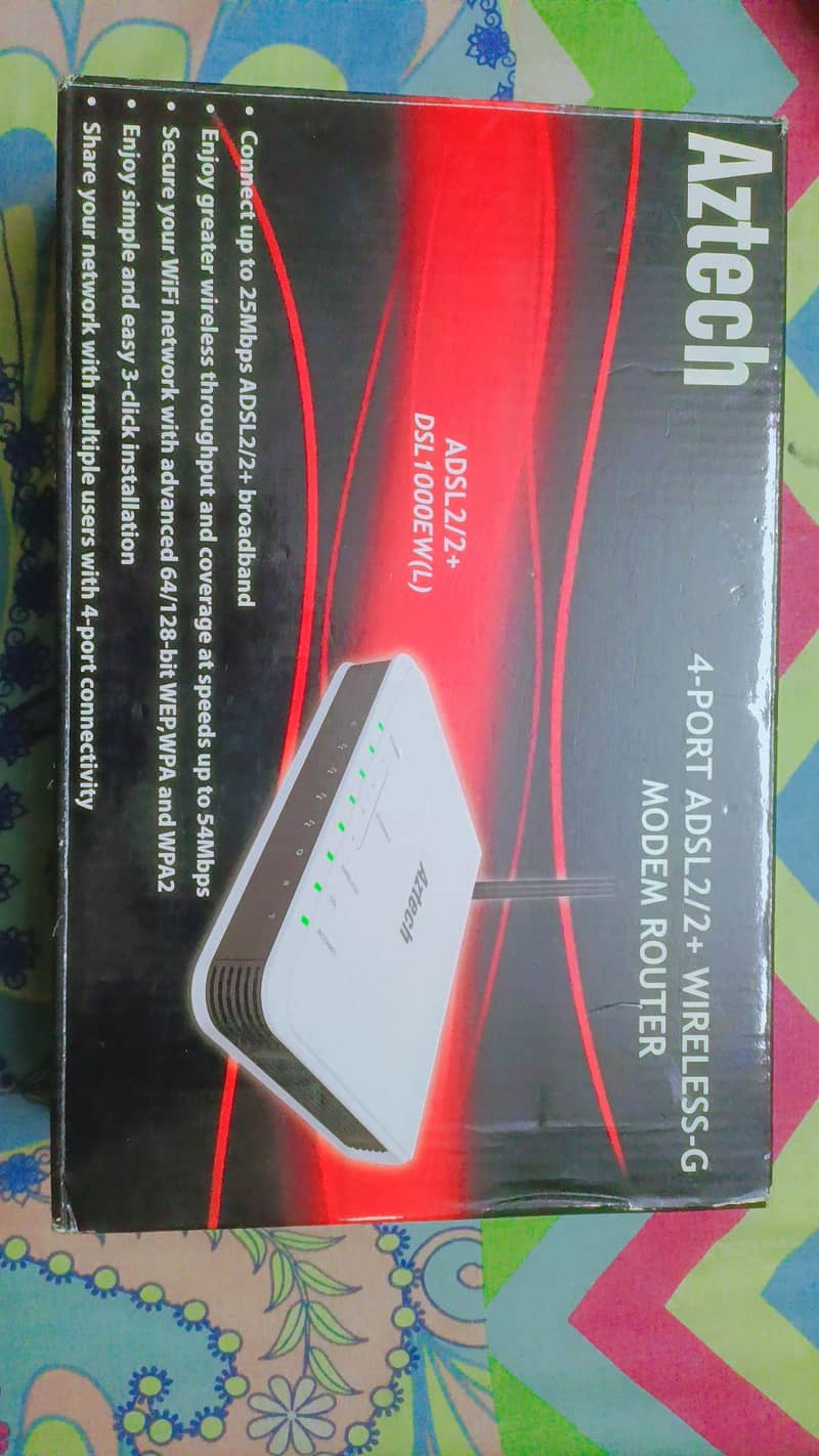 Modem / Router Aztech. 1