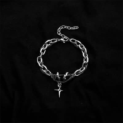 Gothic stone bracelet