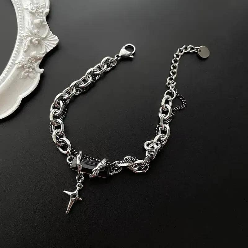 Gothic stone bracelet 1