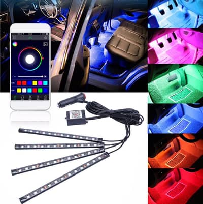 4 piece original rgb led lights