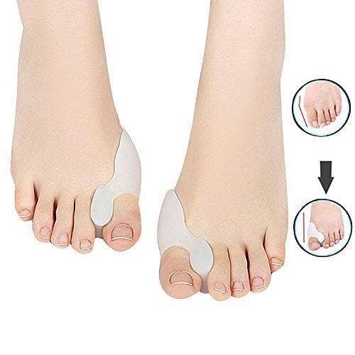 1 Pair Silicone Gel Bunion Protector Toe Straightener Separator Alignment Pain Relief Thumb Corrector