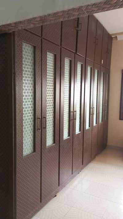 Large 8-Door Wooden Wardrobe / Almari – Excellent Condition