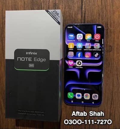 Infinix note 60 edge 16/256 Get on installments multan Qiston per