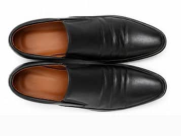 Men's Black  Formal Slip-On Shoes I Good Condition