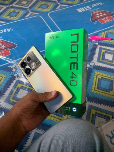 Infinix Note 40 8/256 GB with box charger