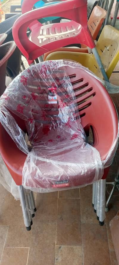 plastic chairs