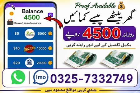 Part Time Full Time Job / Data Entry Job / Typing job / Assignment Job