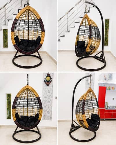 hanging swing chair stand stand with cusion