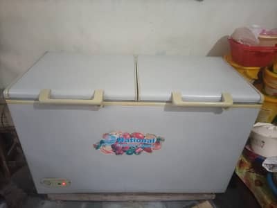 National 2 Door Freezer For Sale 10/10 Cooling Urgent Sale Faisalabad`