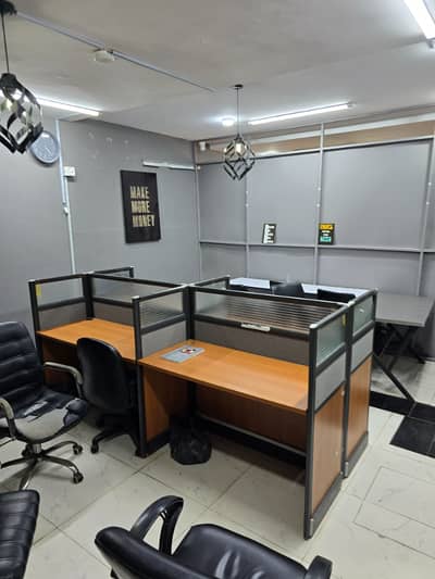 Caesar Tower Sami furnished office for rent 810sqft in shahar e Faisal